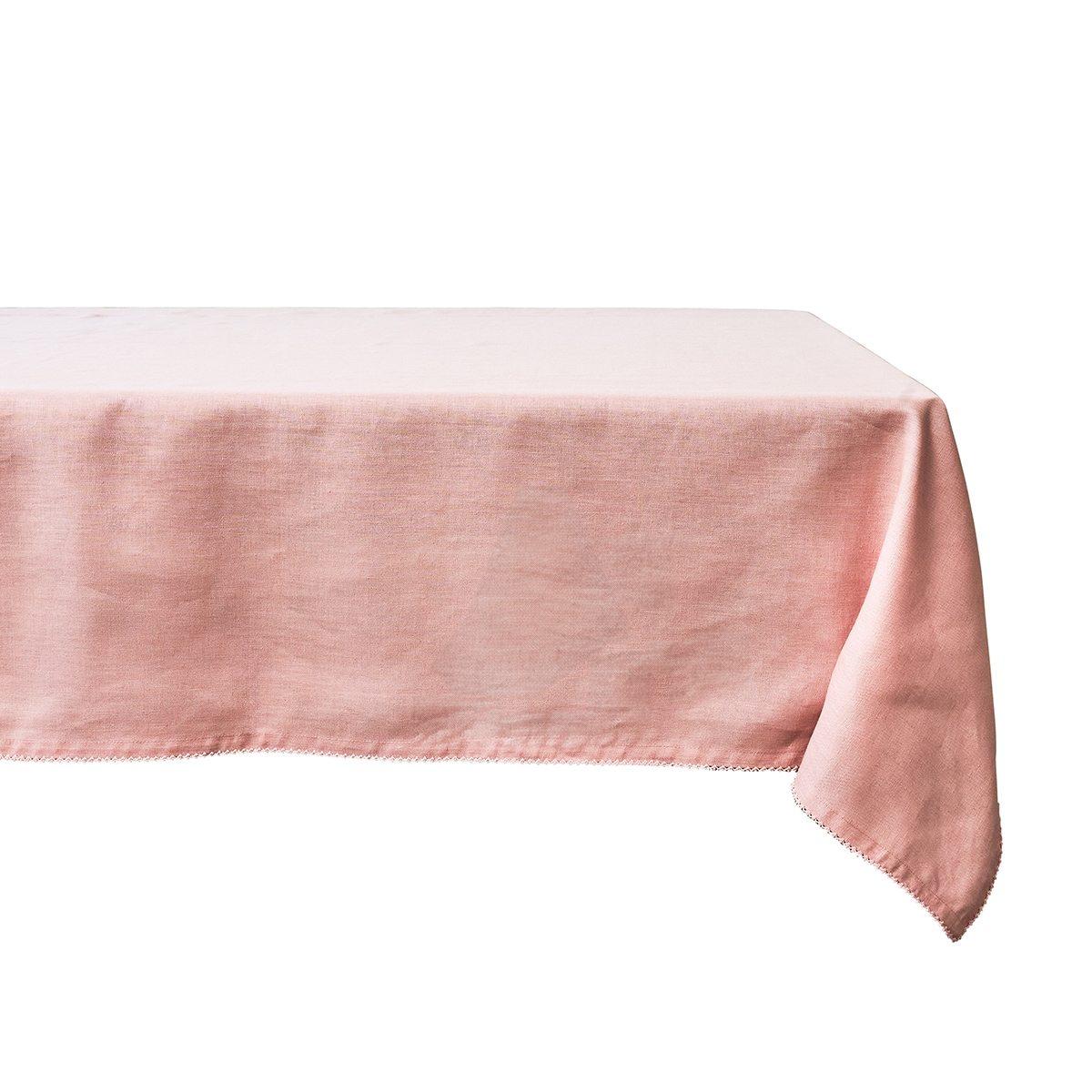 Berry Scallop 60" x 120" Tablecloth - Pink