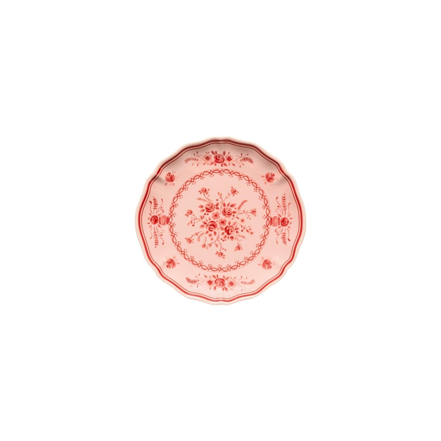 Appetizer plate, Pink-red