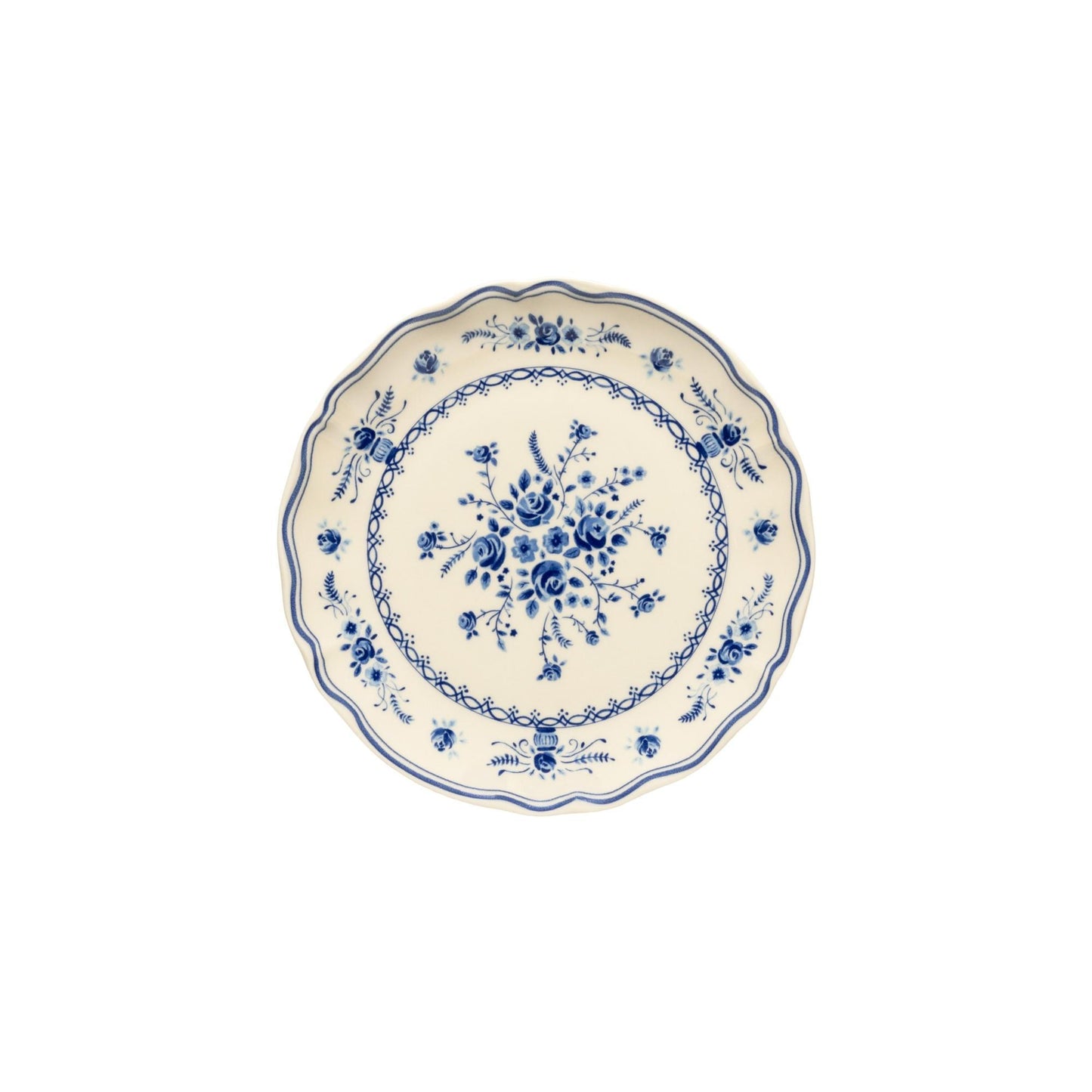Salad/dessert plate, Beige-blue