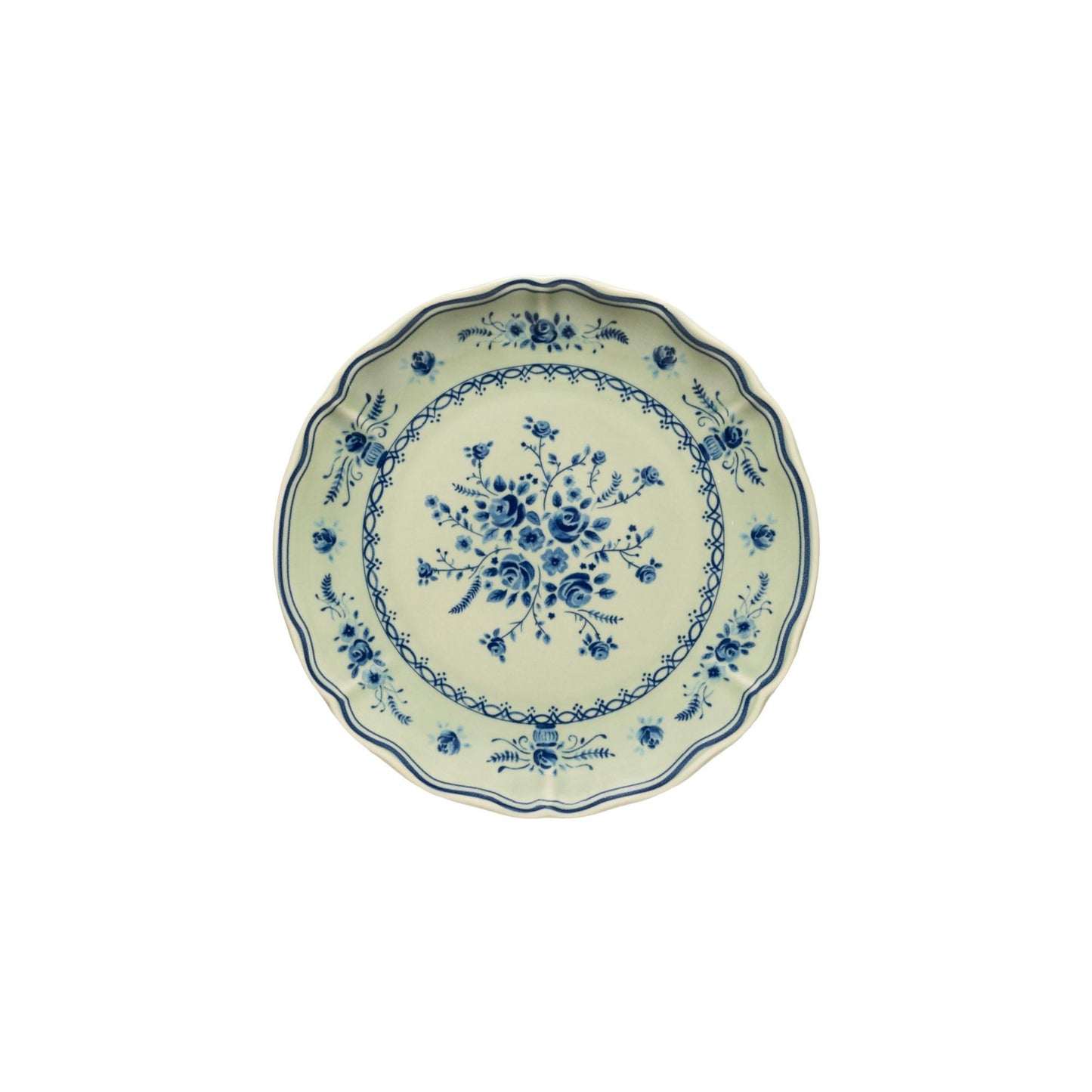 Salad/dessert plate, Olive-blue