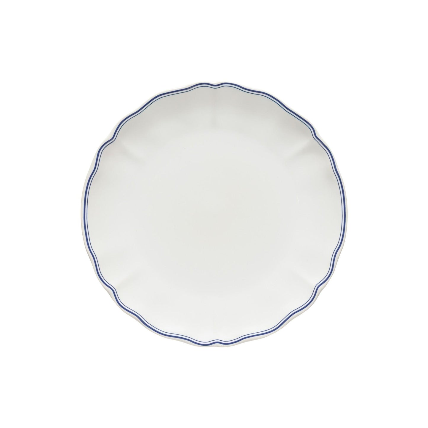 Dinner plate, White-blue