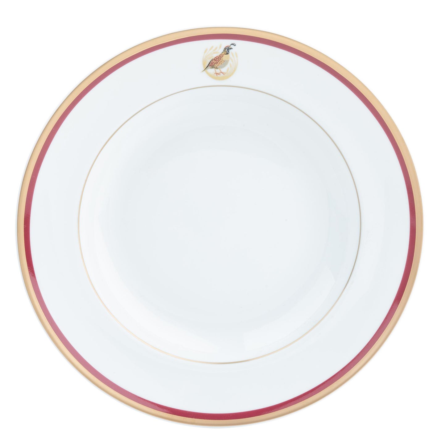 Charlotte Moss Quail Rim Charger Gold