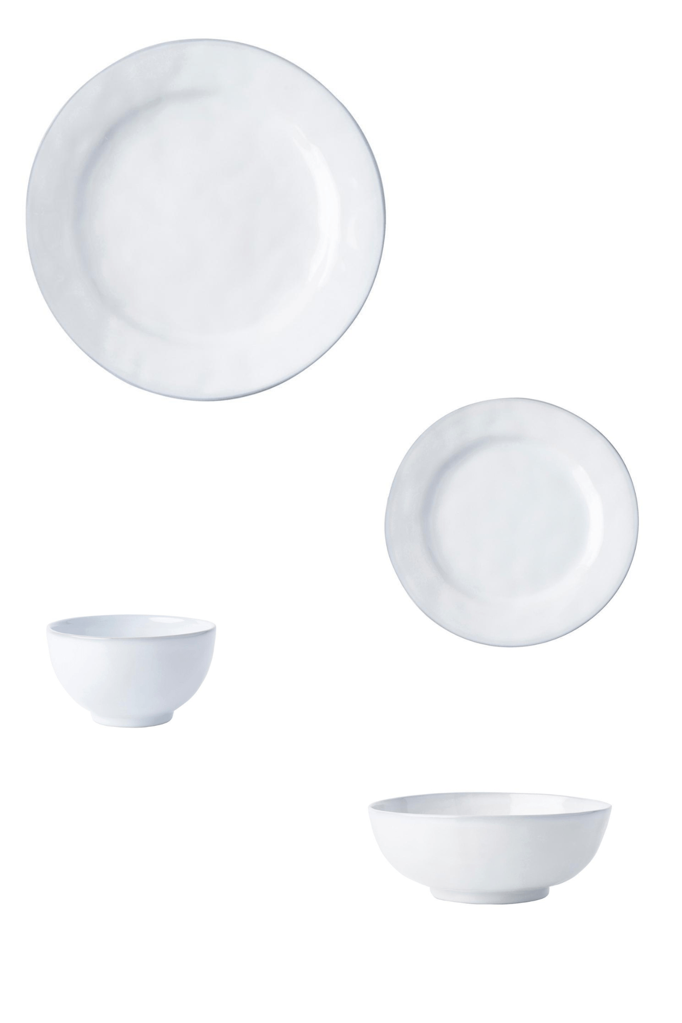 Quotidien White Truffle by Juliska Four Piece Place Setting