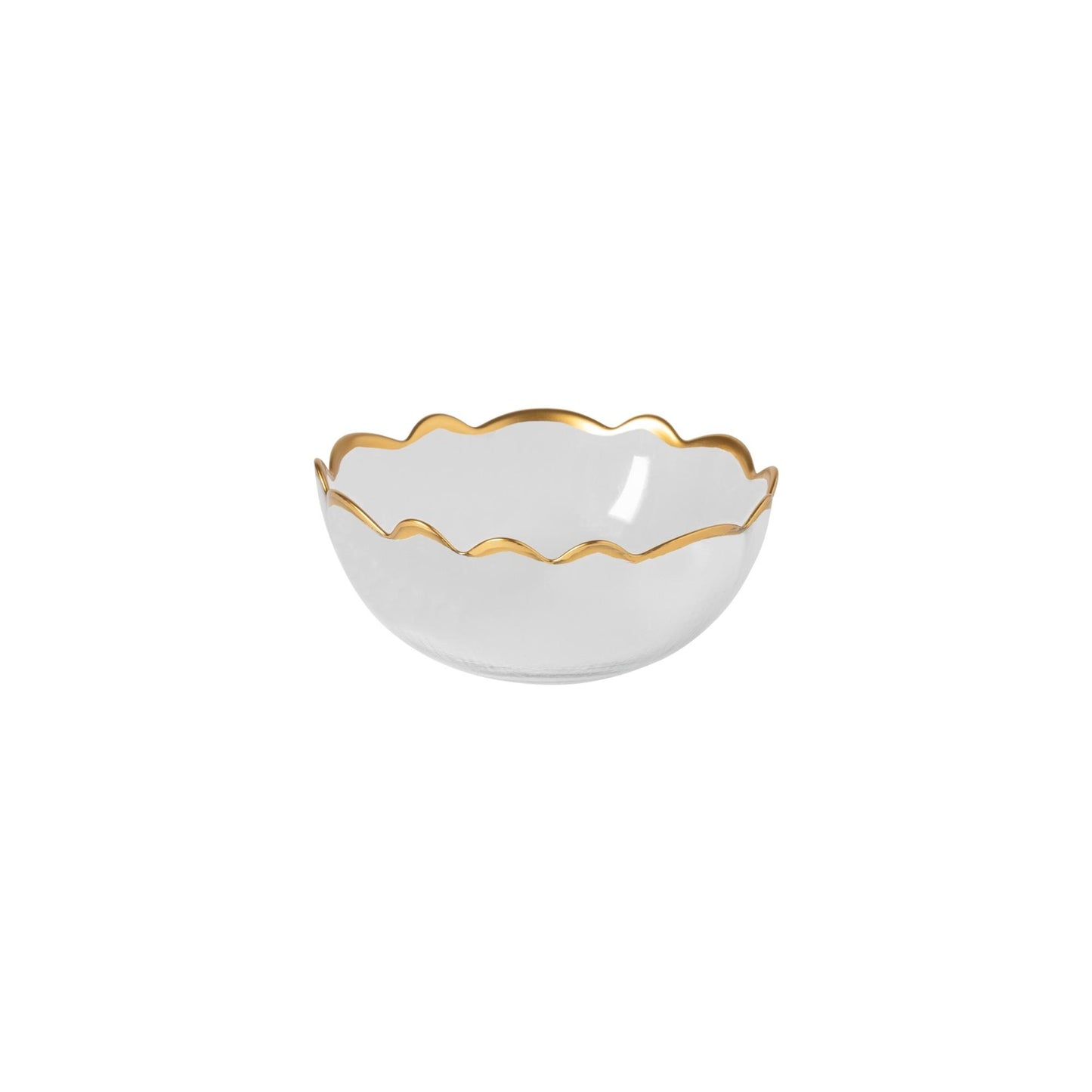 Glass rimmed soup/cereal bowl