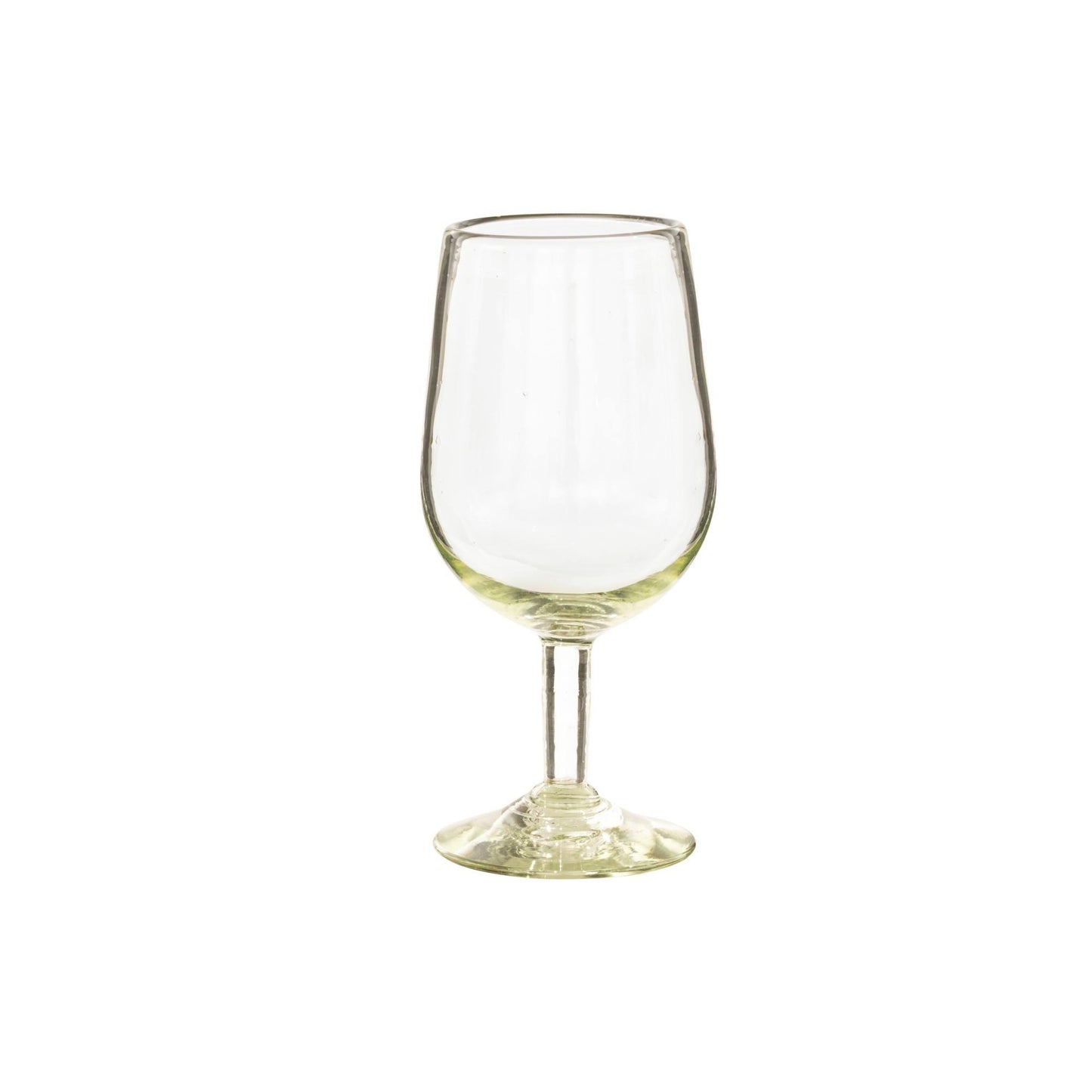 Recycled wine glass, Green