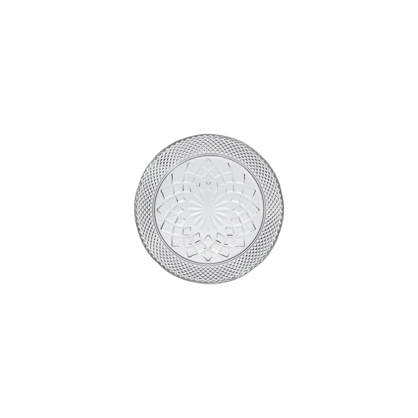 Glass appetizer plate, Clear