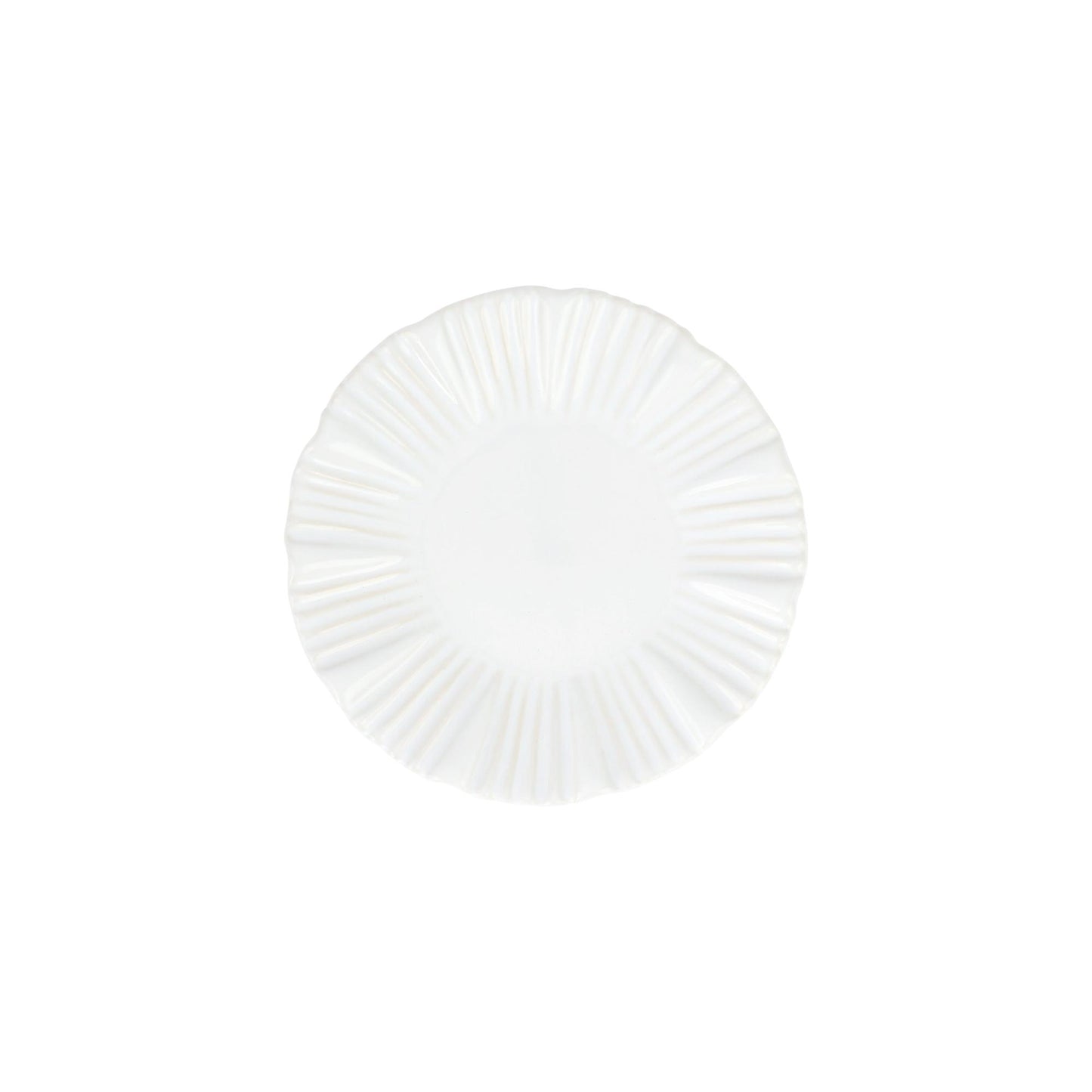 White Cocktail Plate