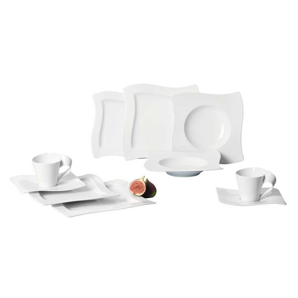 30 Piece Set 6 x Dinner, Salad, Rim Soup, Tea Cup, Tea Saucer