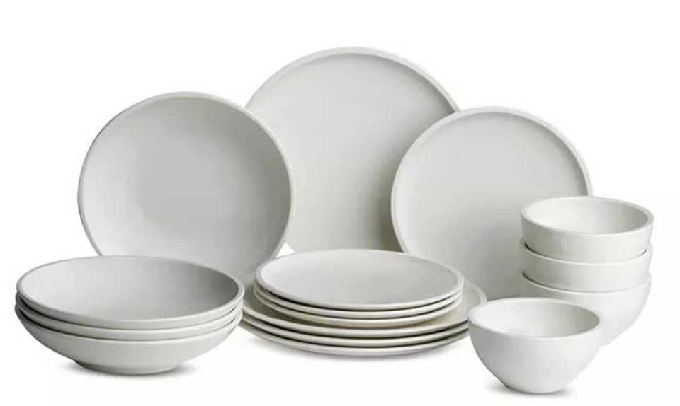 16 Piece Set 4 x Dinner, Salad, Rice Bowl, Pasta