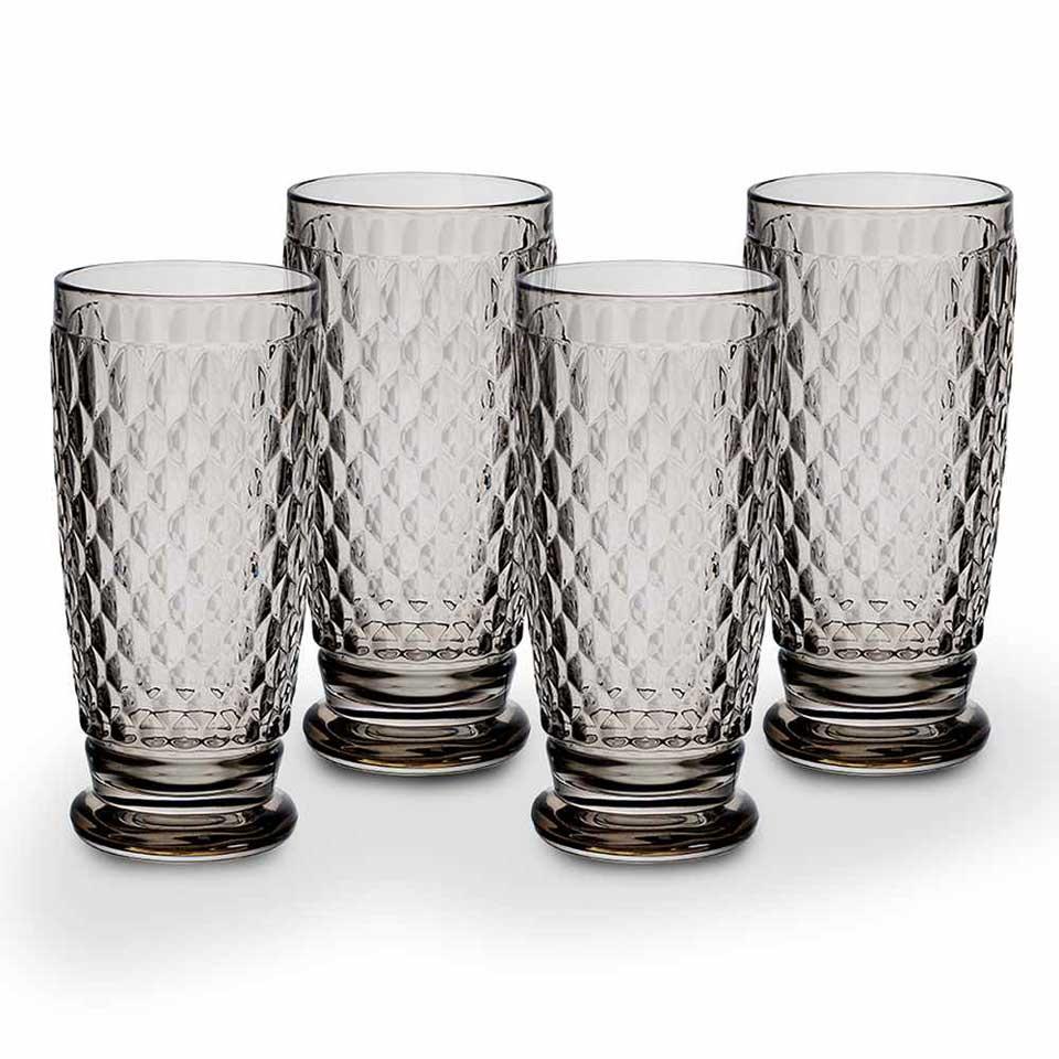 Highball / Tumbler Set of 4 Smoke