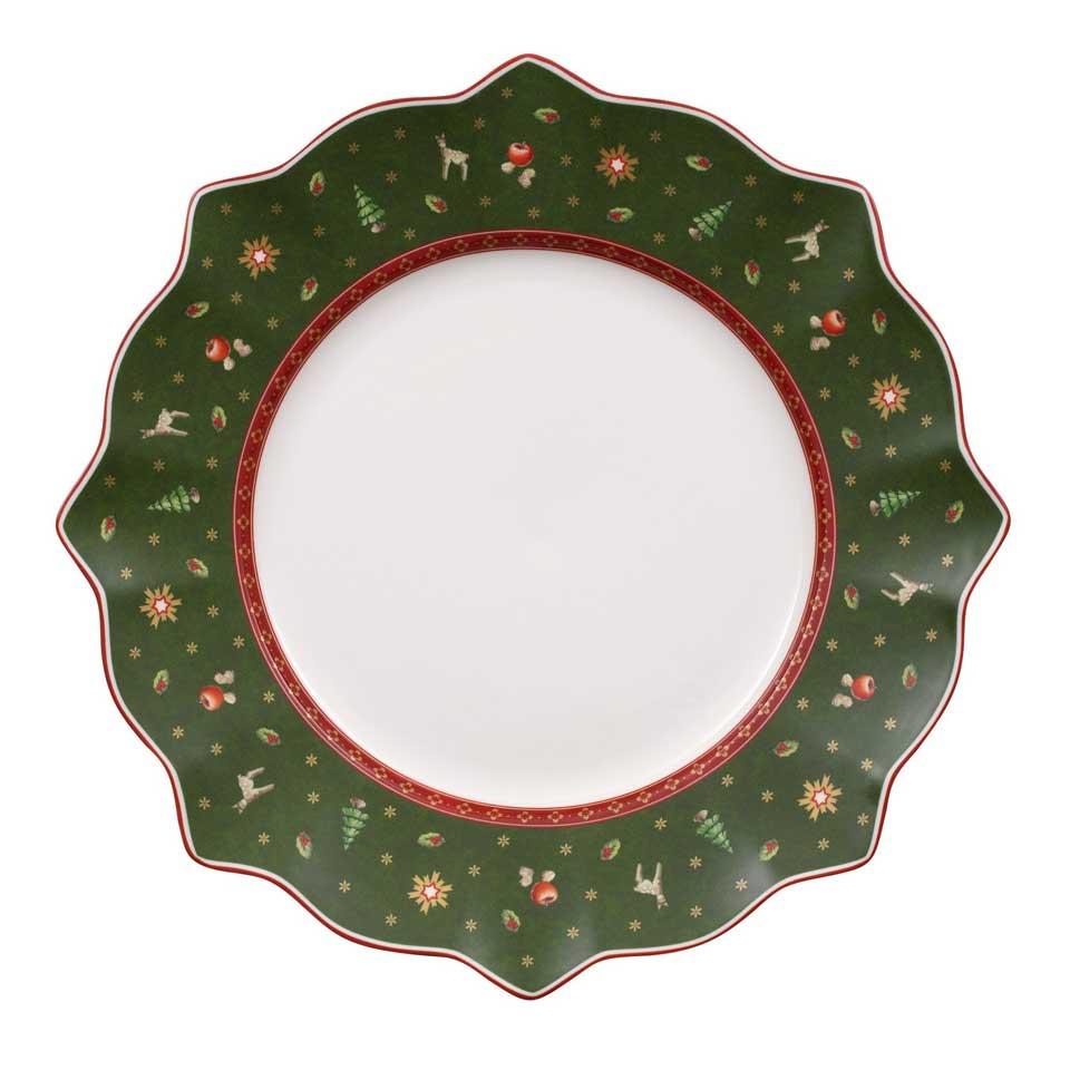 Toy's Delight Dinner Plate - Green