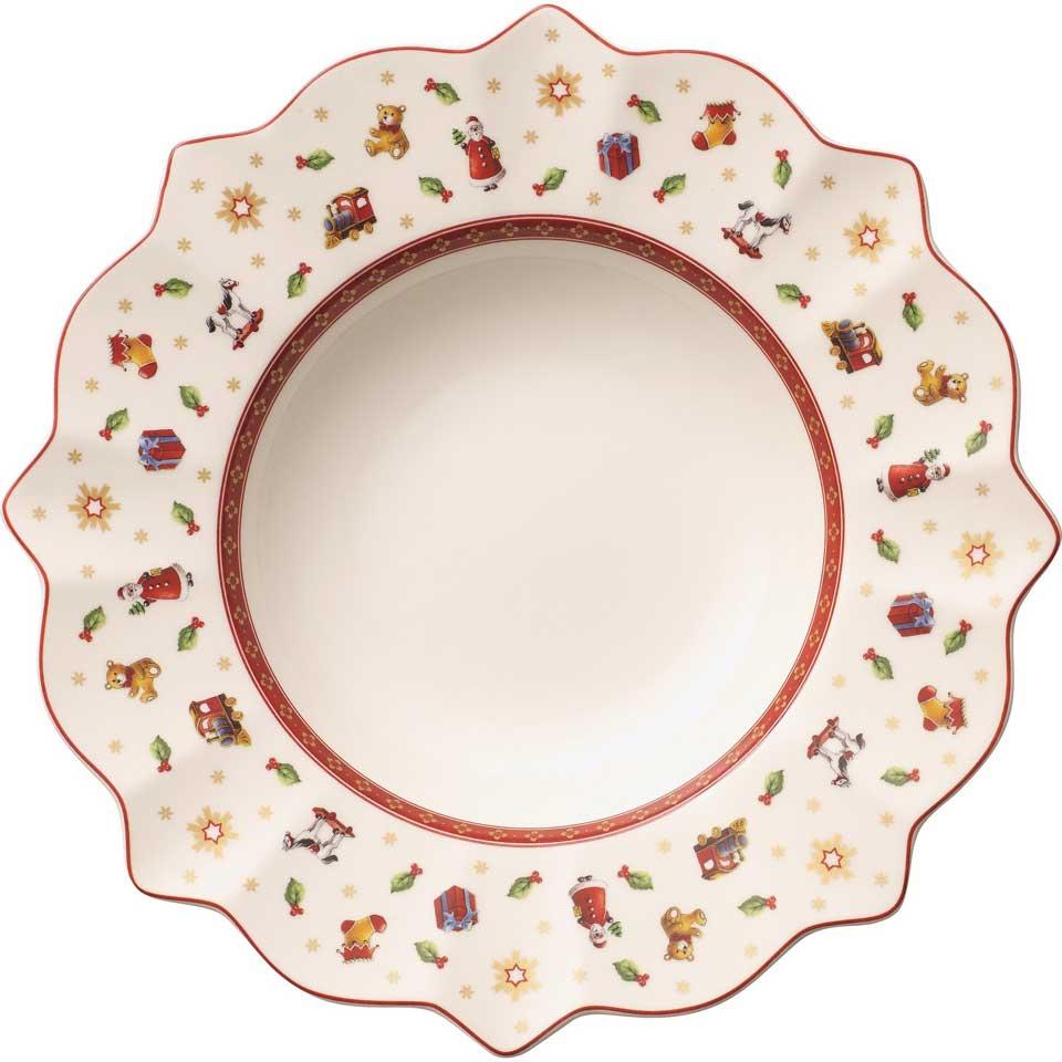 Toy's Delight Deep Plate - White