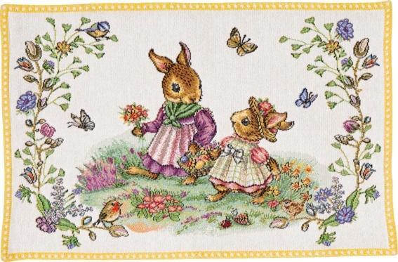 Embroidered Placemat : Flower Meadow