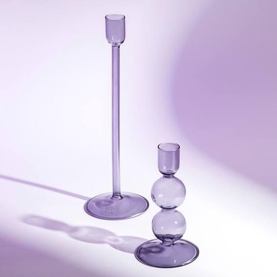 Candleholder : Bubble Lavender Smal