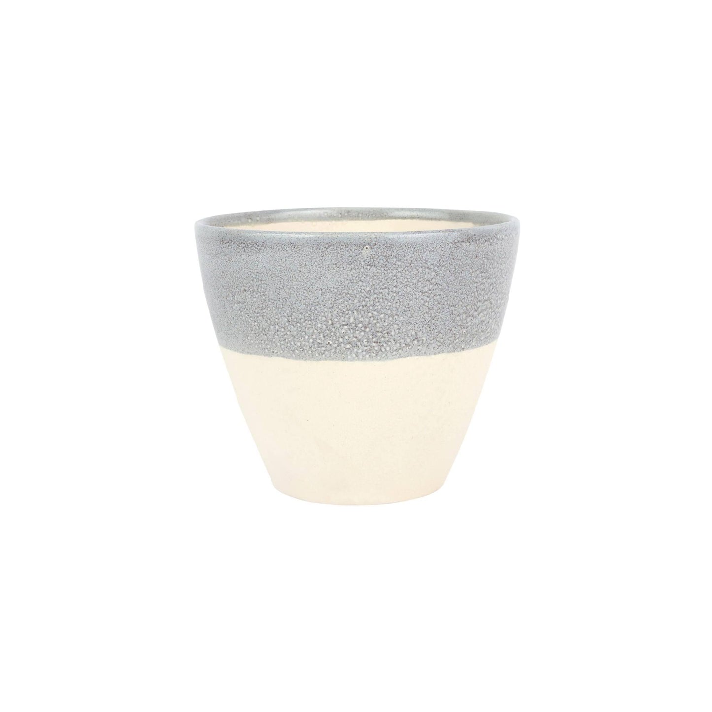 Light Gray Reactive Medium Cachepot