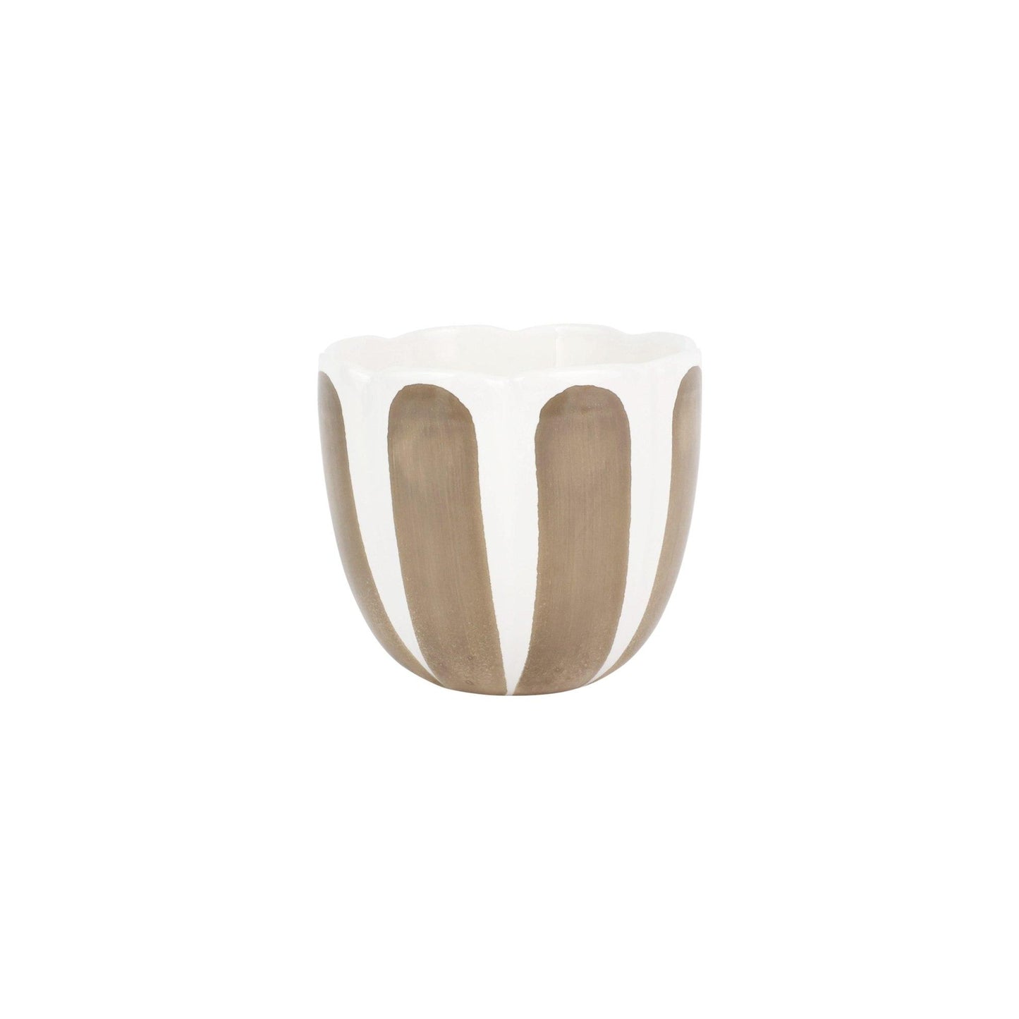 Tan Tulip Small Cachepot