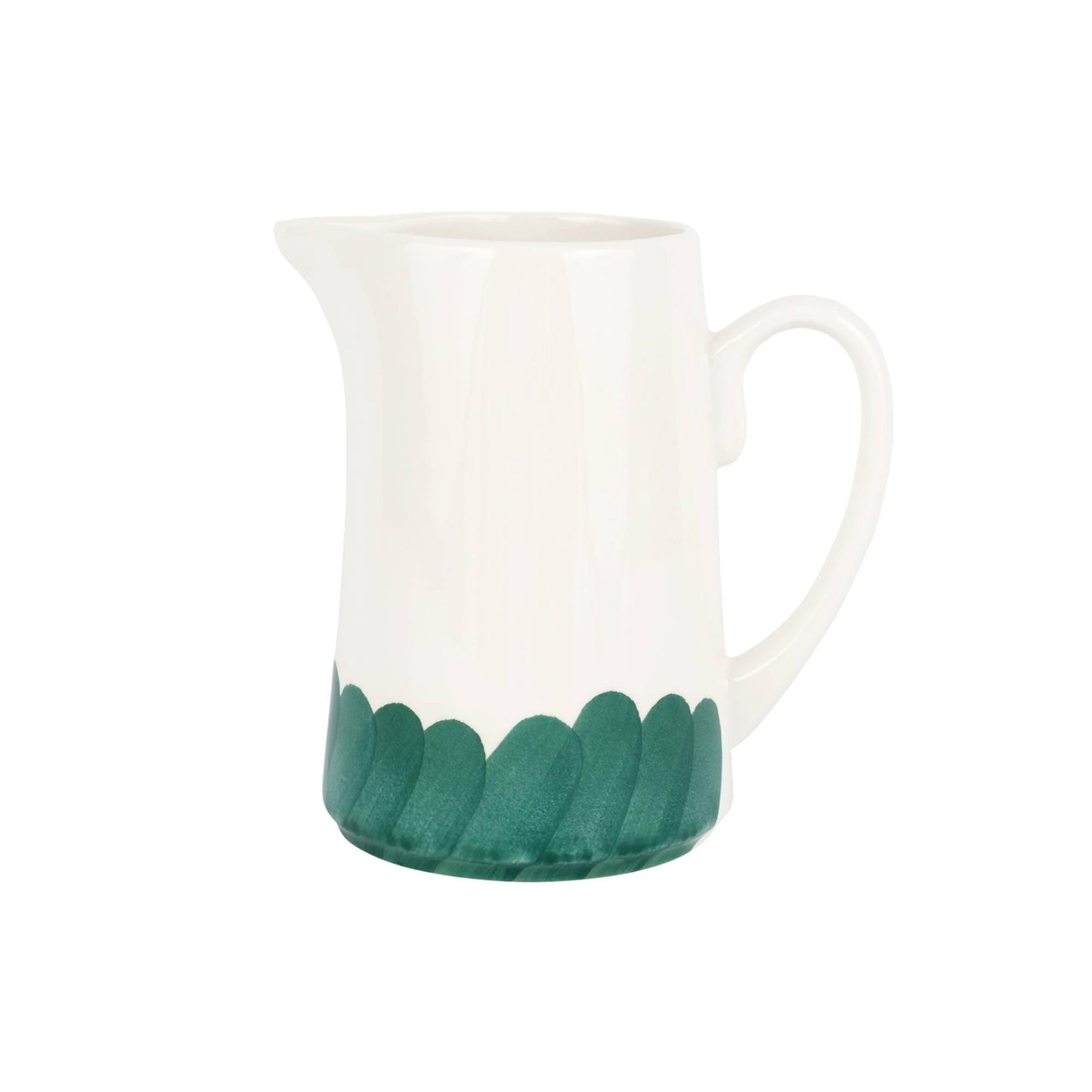 Green Brushstroke Pitcher