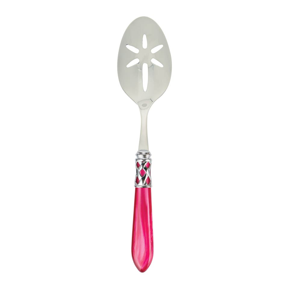 Brilliant Raspberry Slotted Serving Spoon
