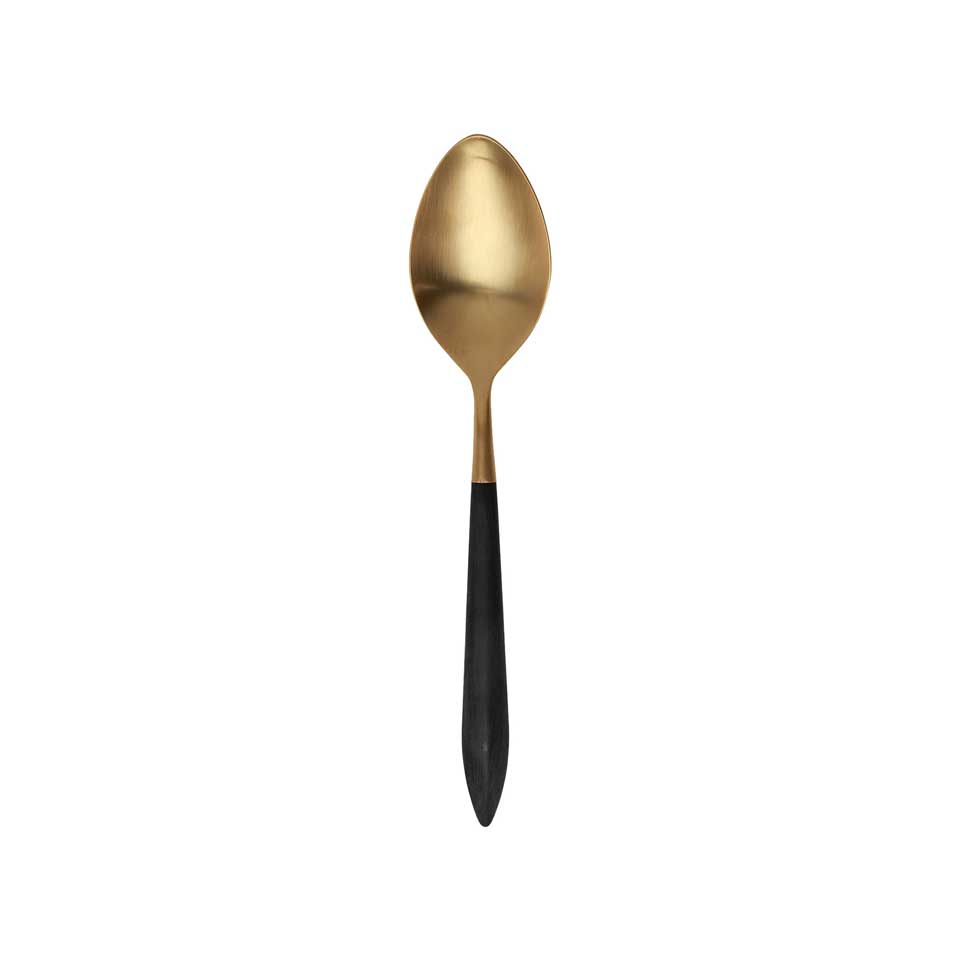 Oro & Black Serving Spoon