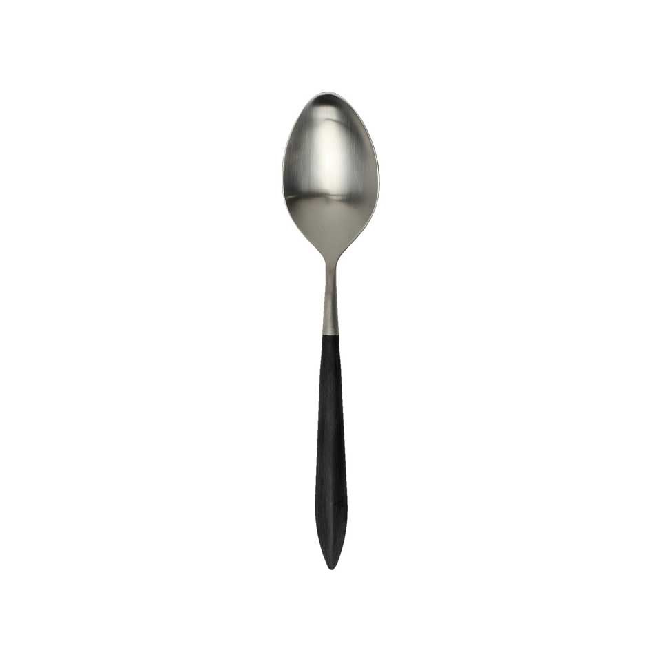 Argento & Black Serving Spoon