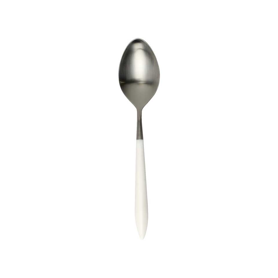 Argento & White Serving Spoon