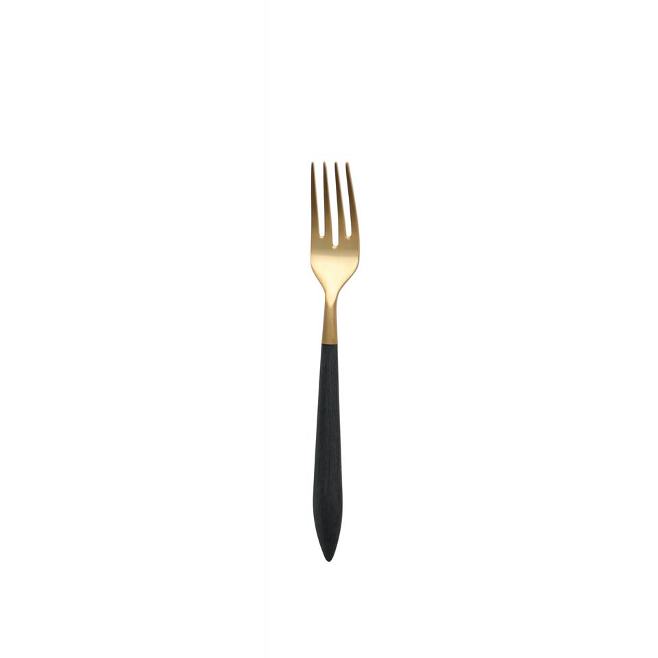 Oro & Black Salad Fork