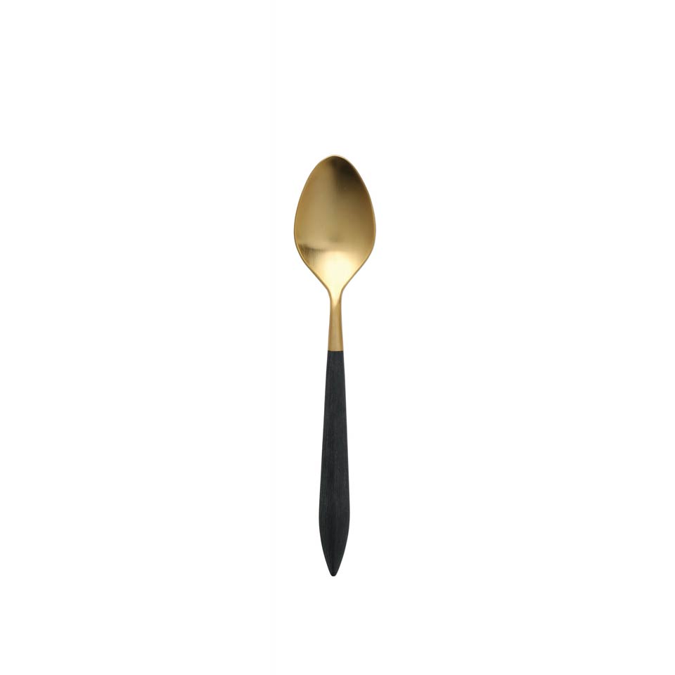Oro & Black Place Spoon