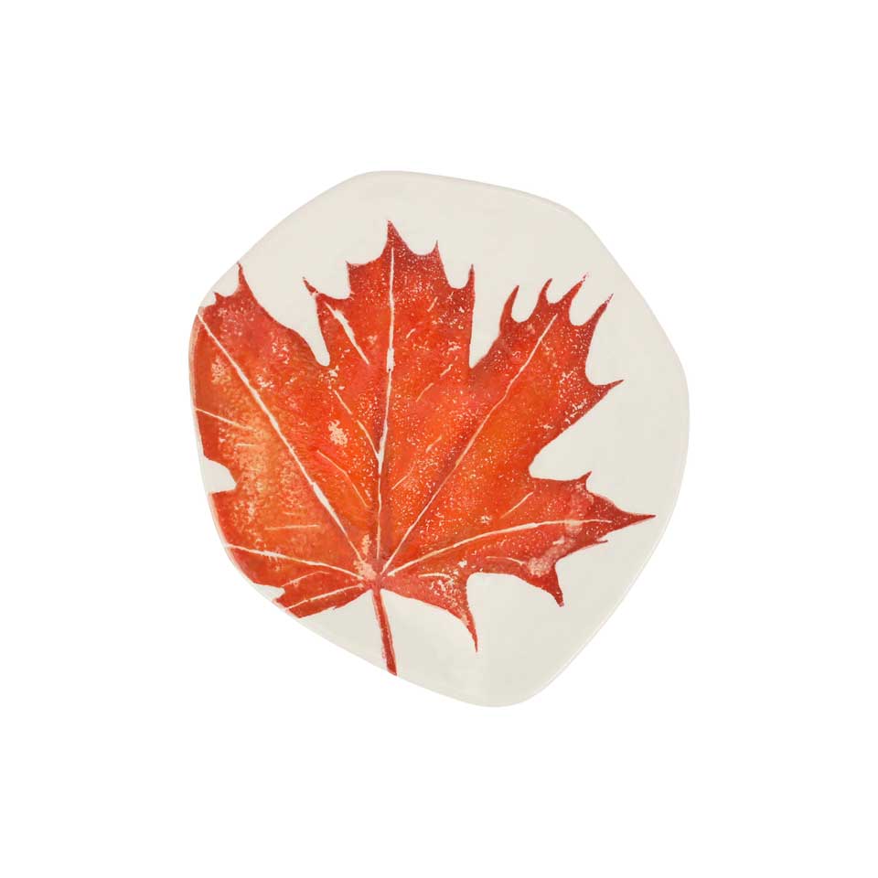 Maple Leaf Salad Plate