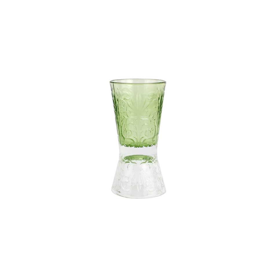 Mint Green Liquor Glass