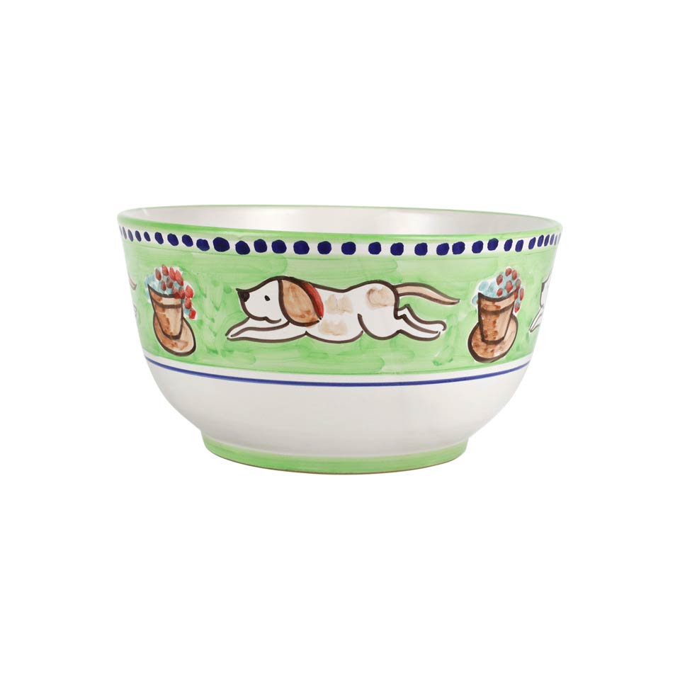 Cane Deep Serving Bowl