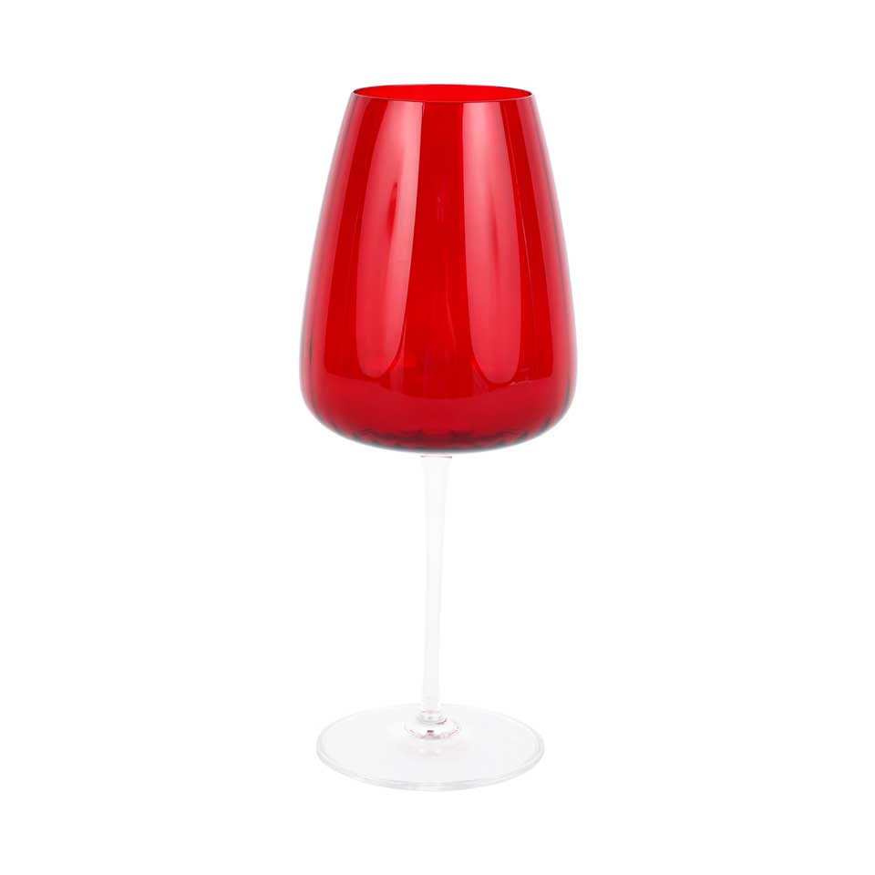 Red Water Glass