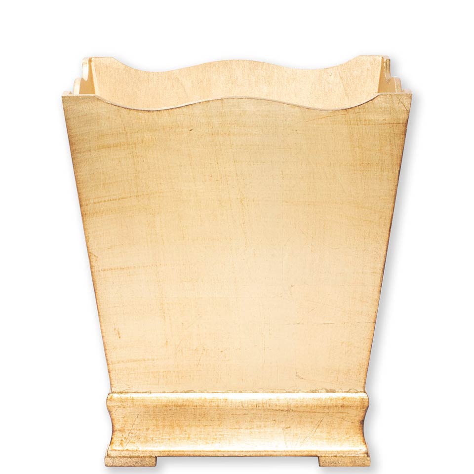 Gold Waste Basket