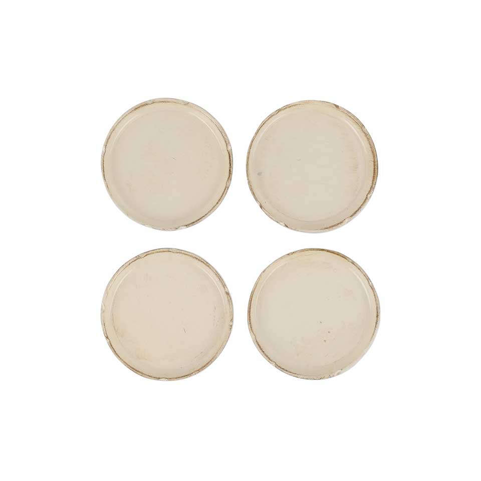 Taupe Coasters - Set of 4