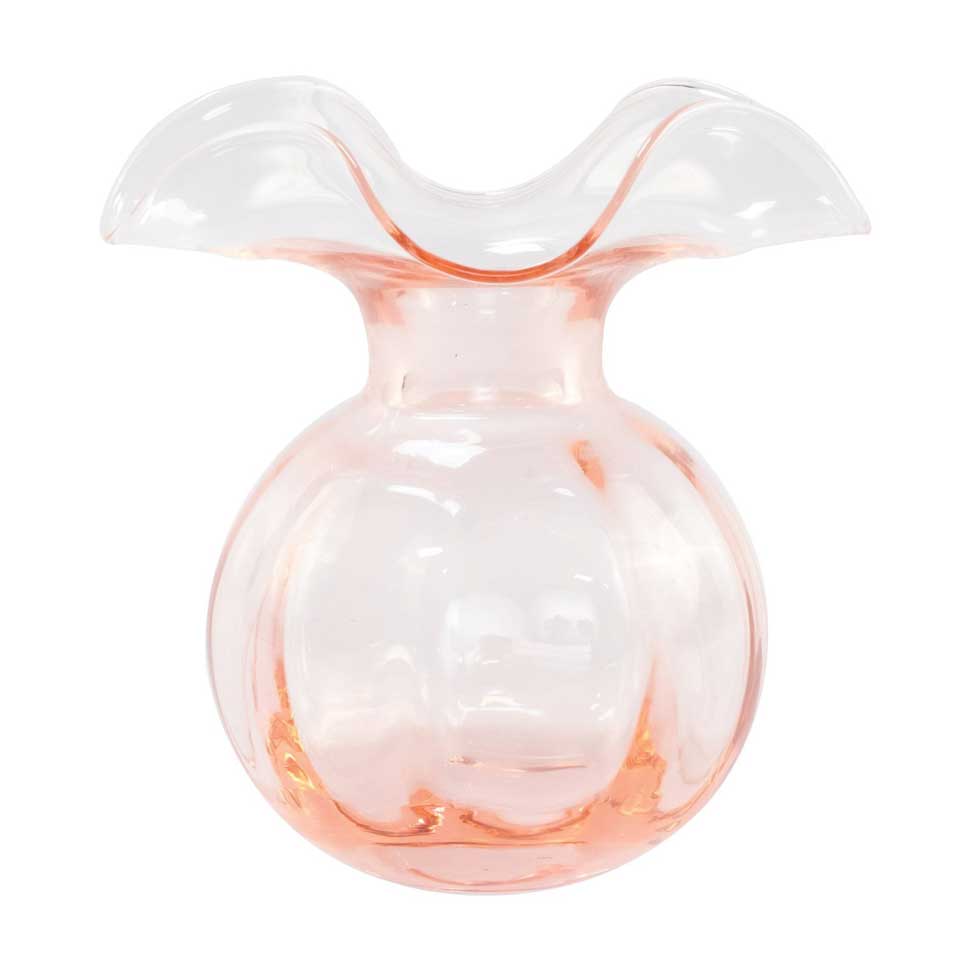Pink Medium Fluted Vase