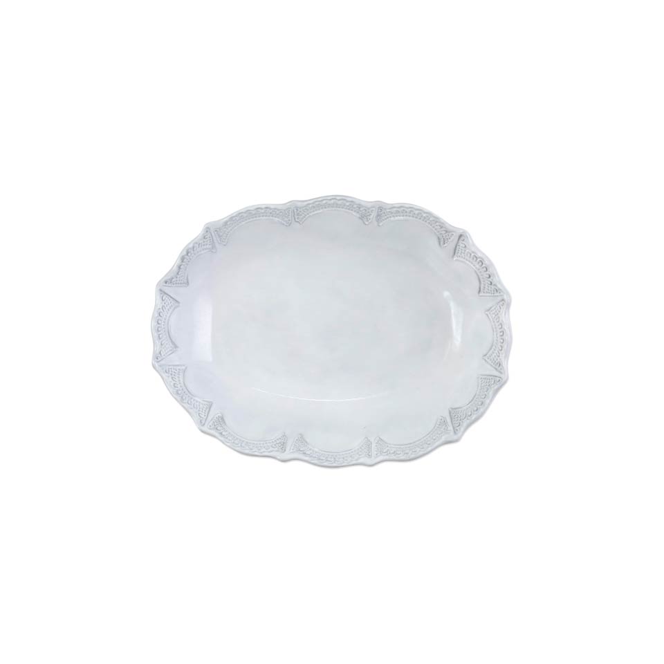 Lace Small Oval Serving Bowl
