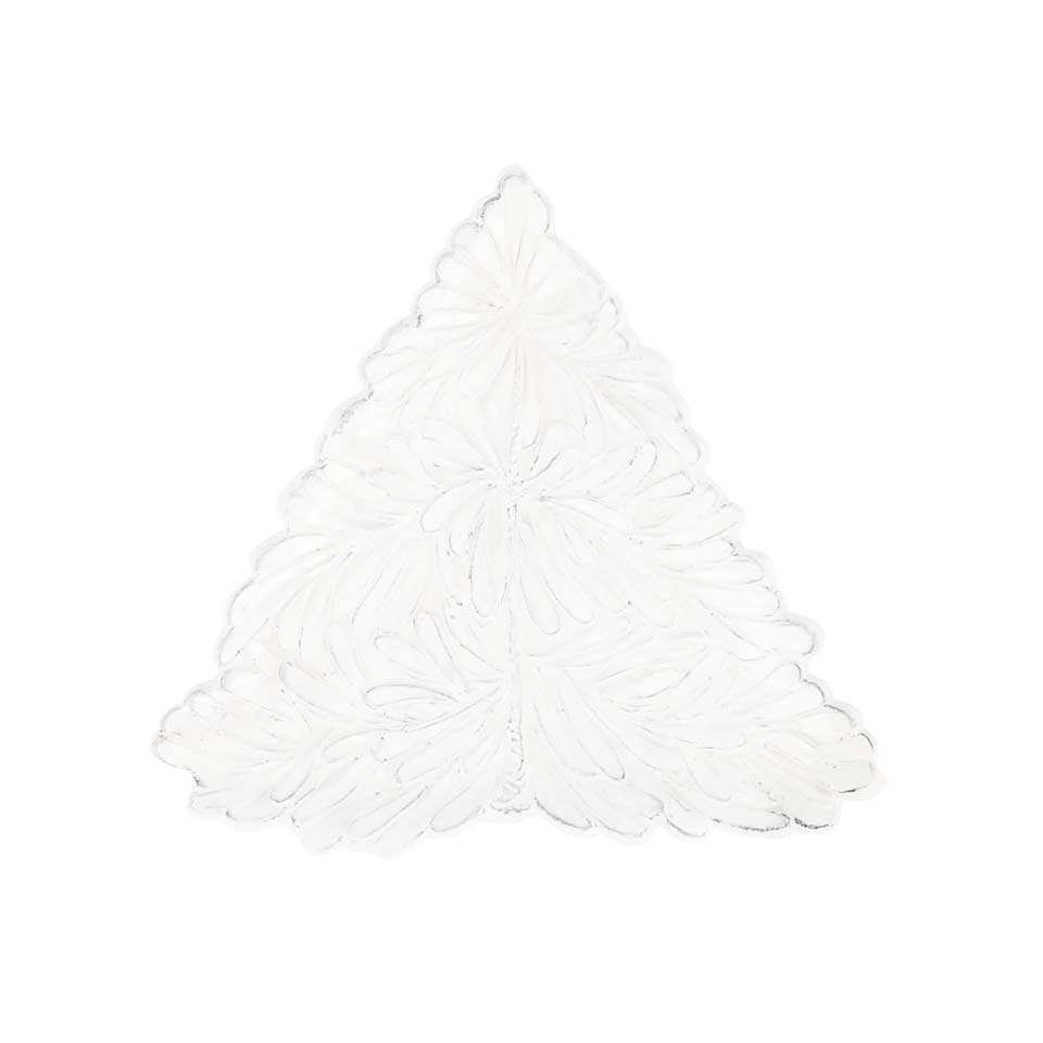 White Figural Tree Small Plate