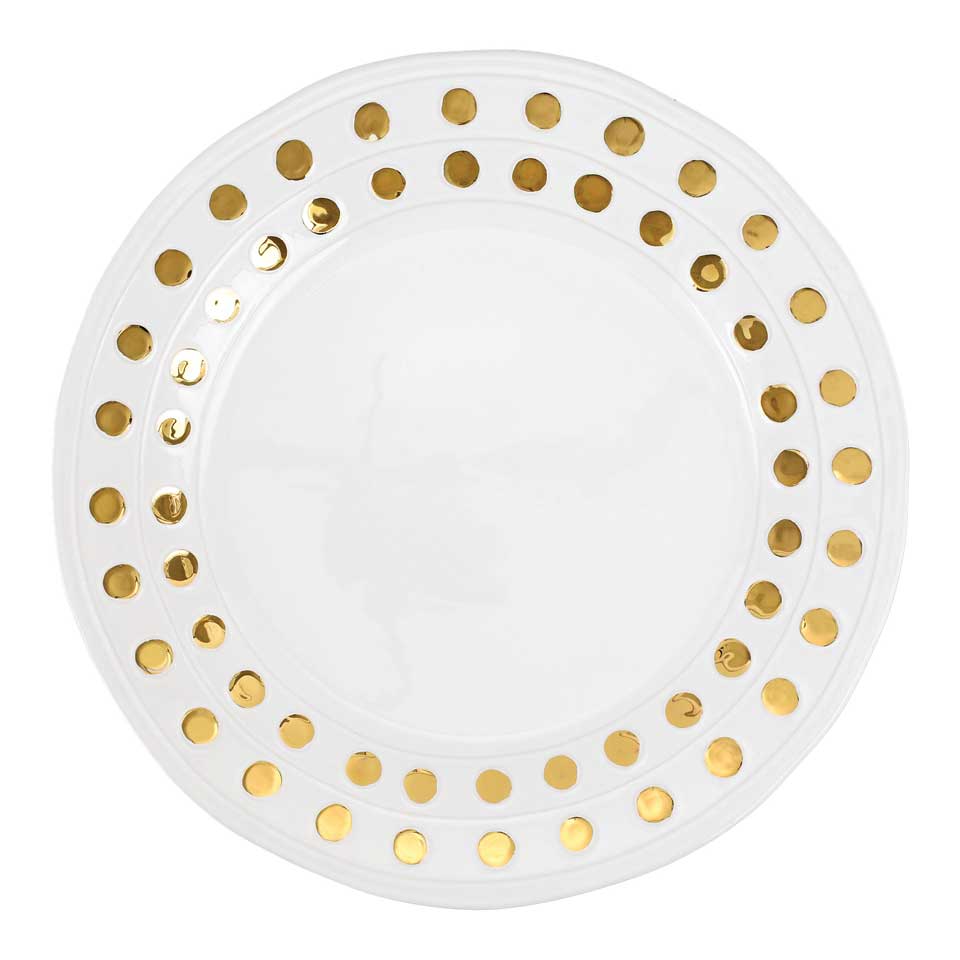 Gold Large Round Platter