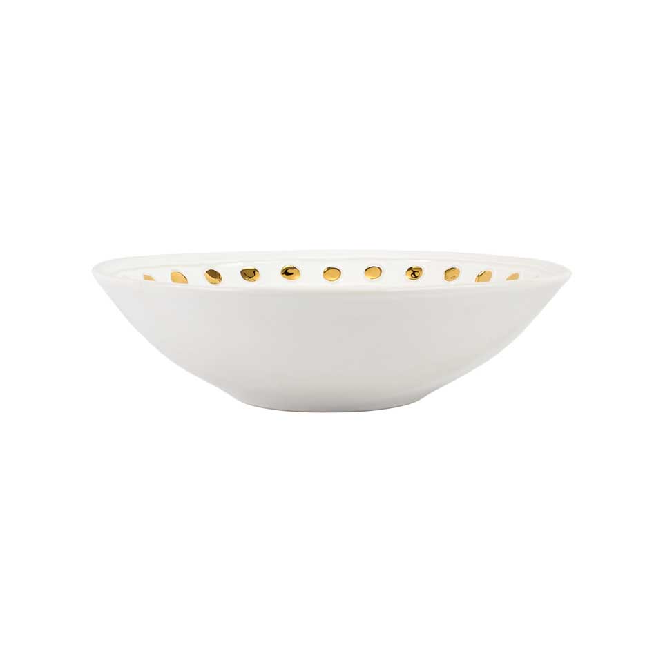 Gold Medium Serving Bowl