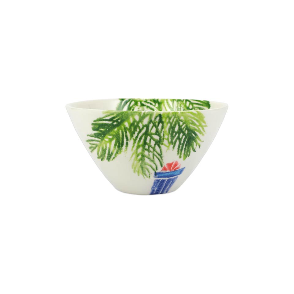 Candy Cane Cereal Bowl