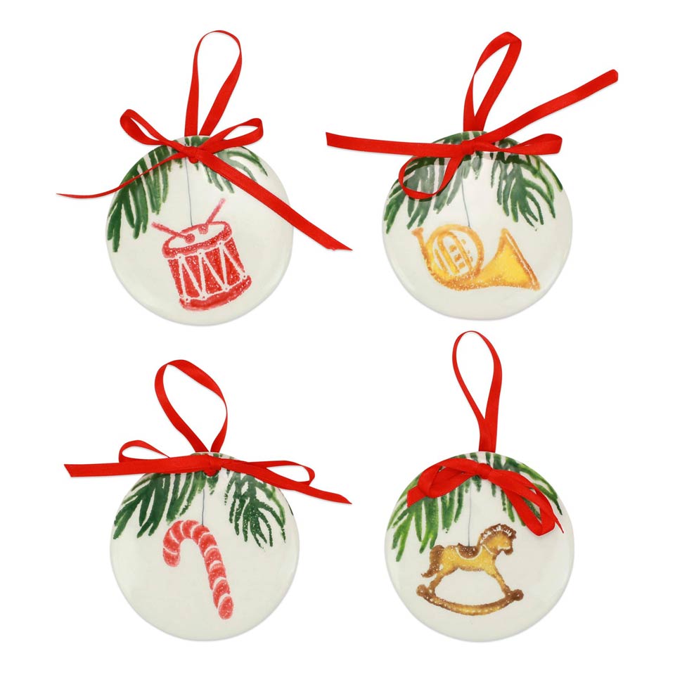 Assorted Ornaments - Set of 4