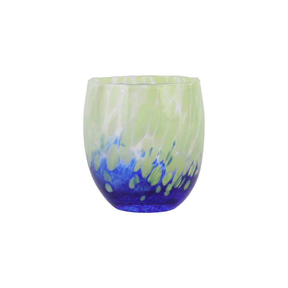 Green and Blue Double Old Fashioned