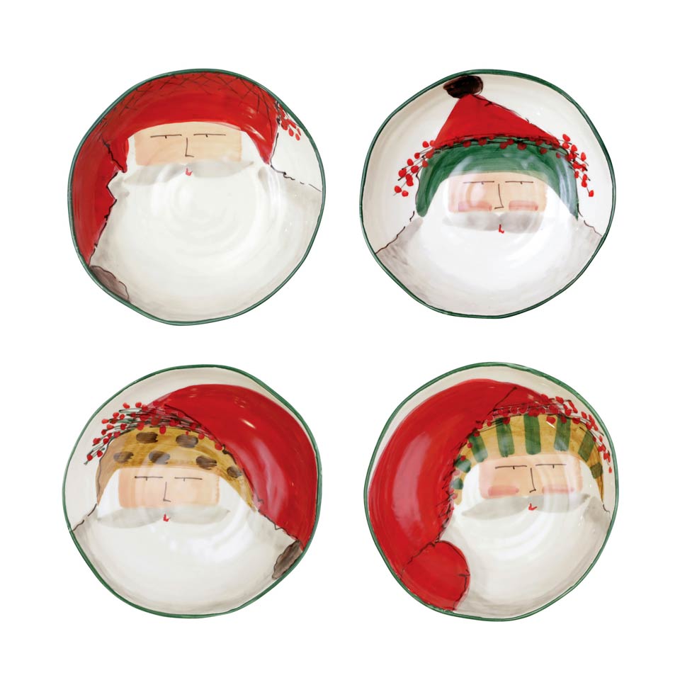 Assorted Pasta Bowls - Set of 4