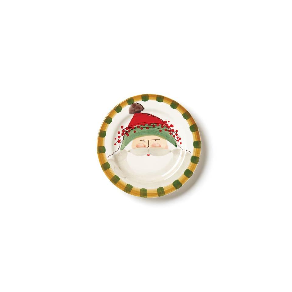 Round Salad Plate - Green Hat
