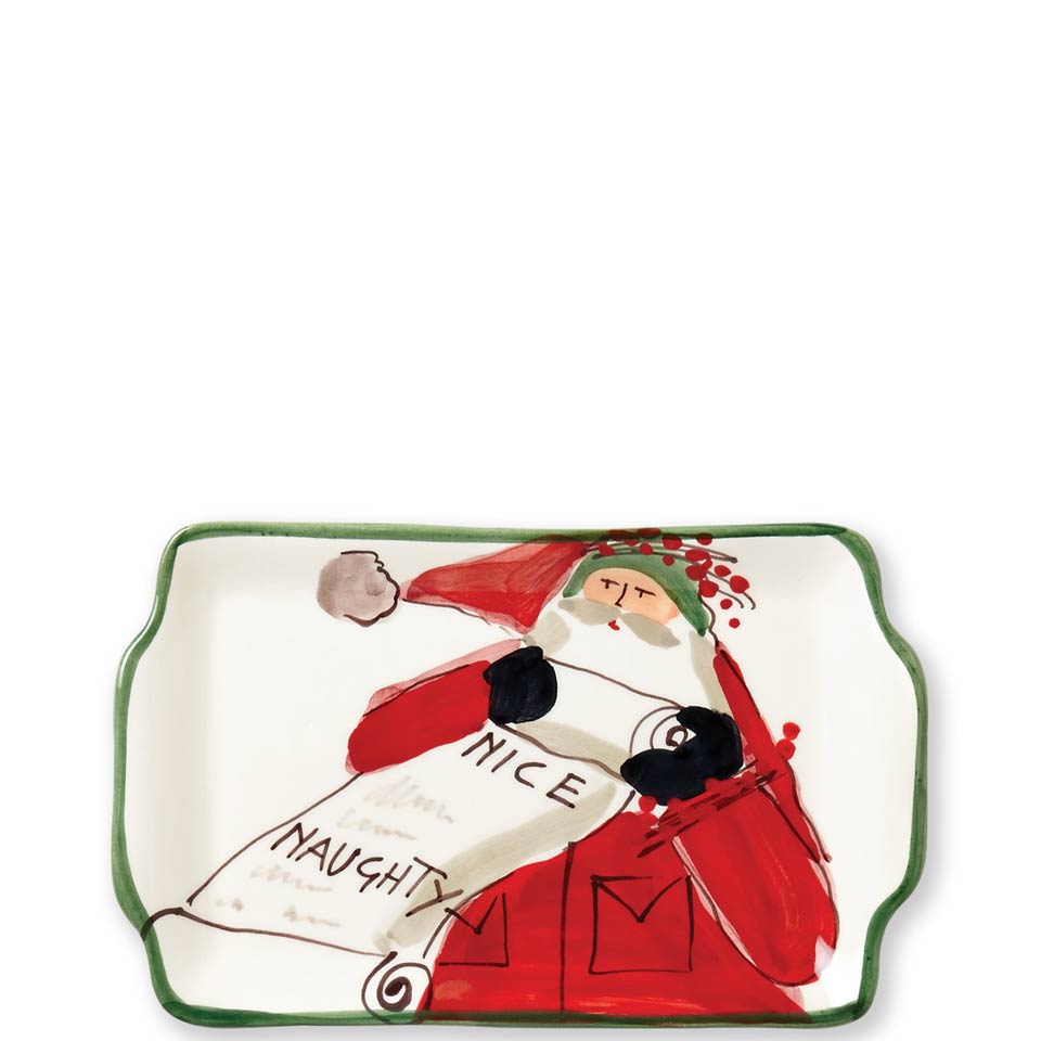 Rectangular Plate - Naughty or Nice