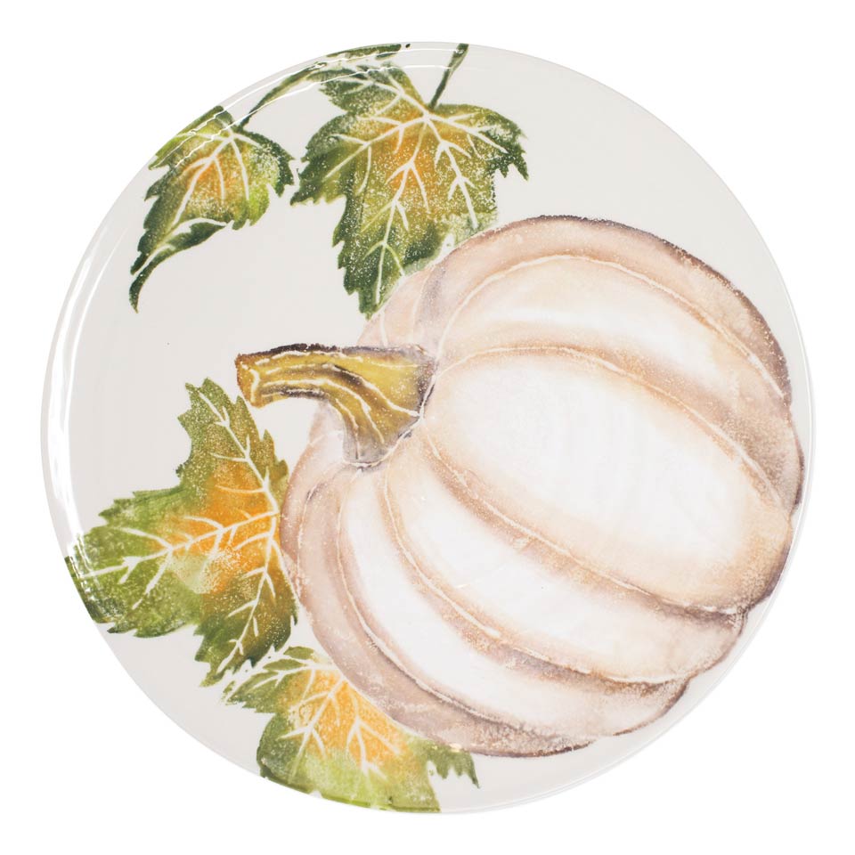Round Platter w/ Pumpkin
