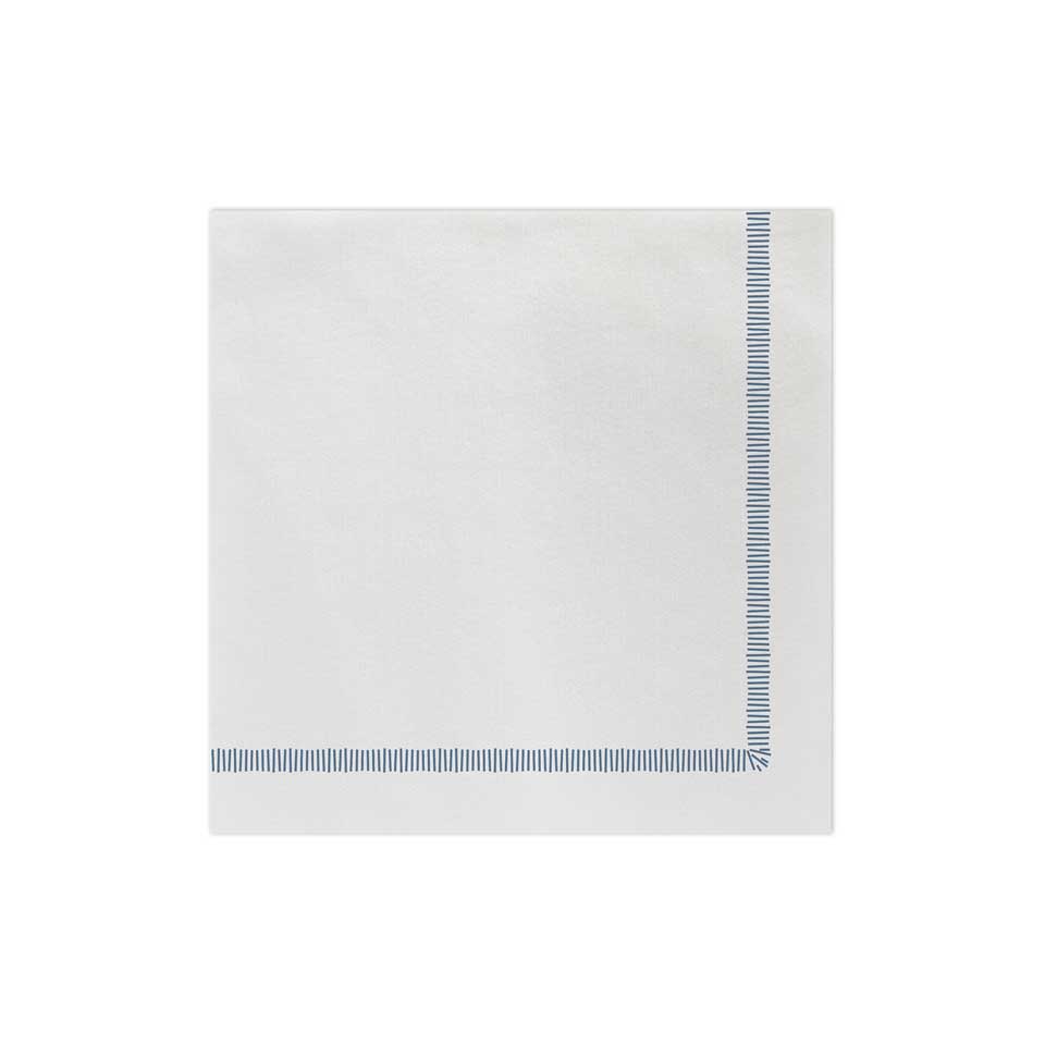 Fringe Blue Dinner Napkins (Pack of 20)