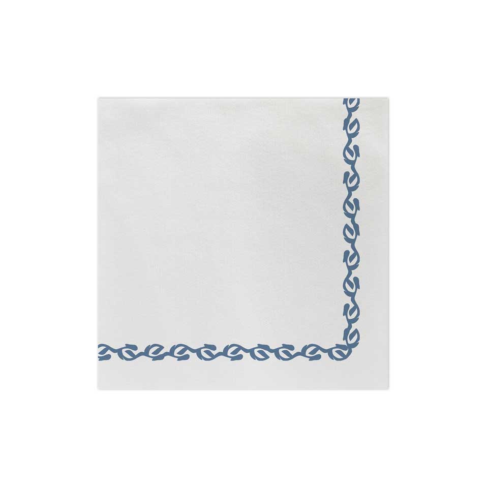 Florentine Blue Dinner Napkins (Pack of 20)