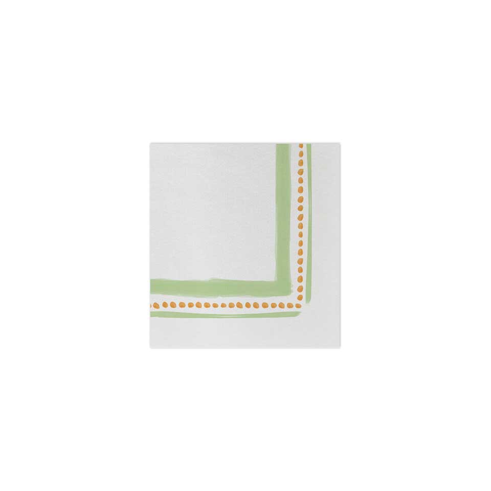 Campagna Green Cocktail Napkins (Pack of 20)