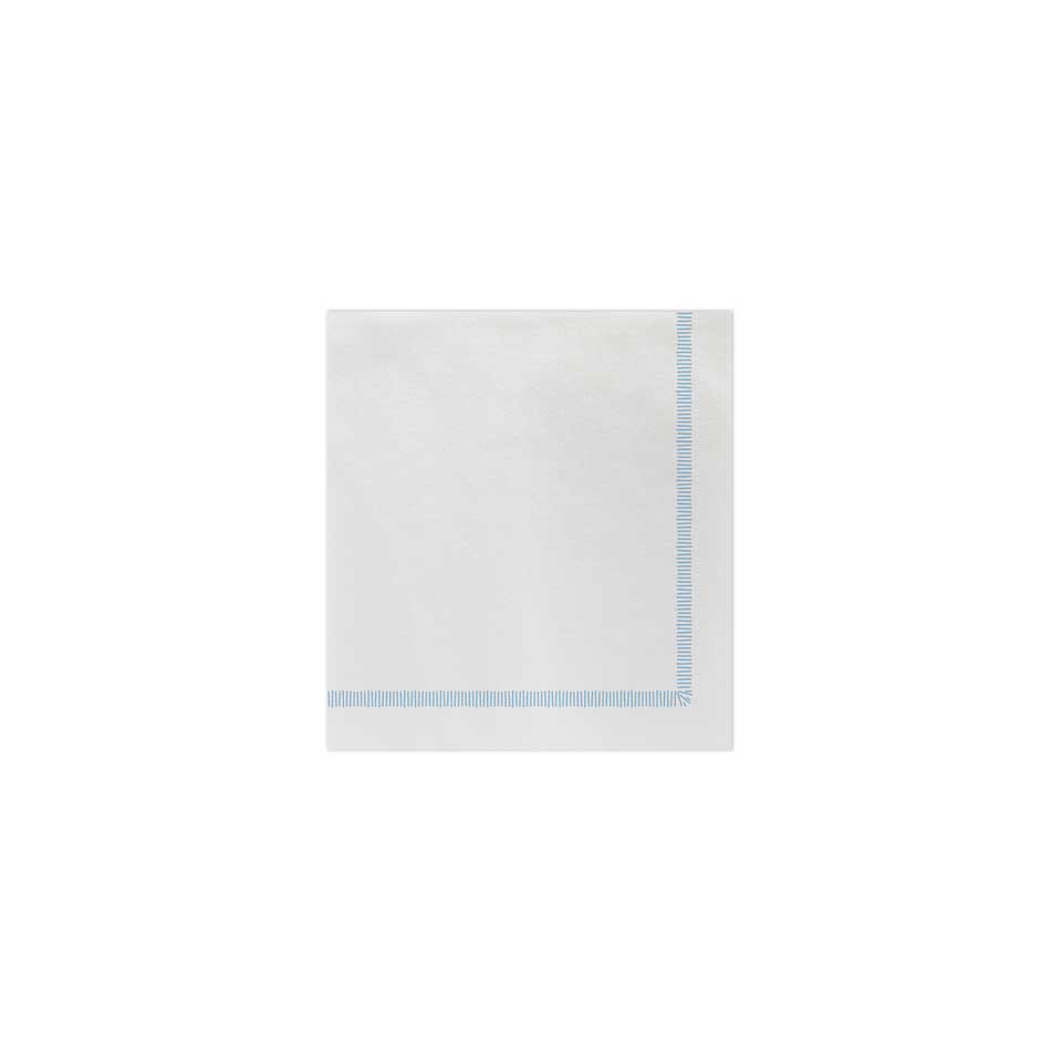 Fringe Light Blue Cocktail Napkins (Pack of 20)