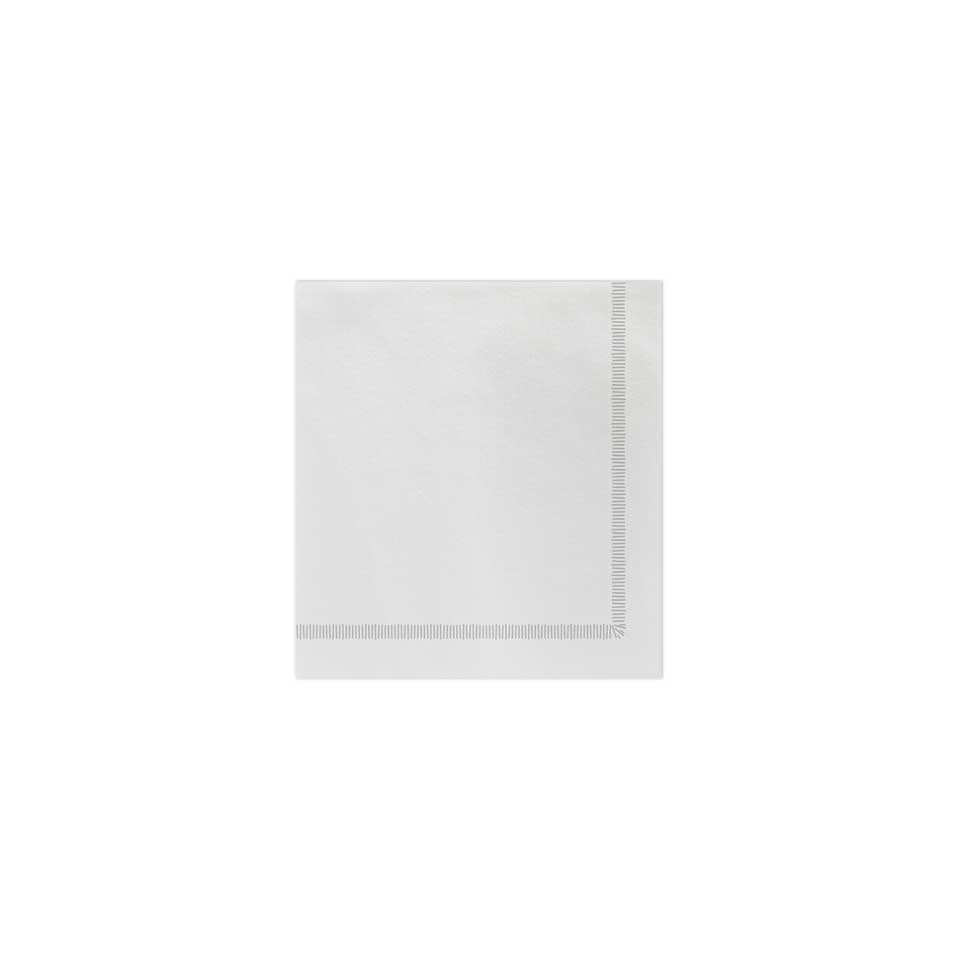 Fringe Light Gray Cocktail Napkins (Pack of 20)